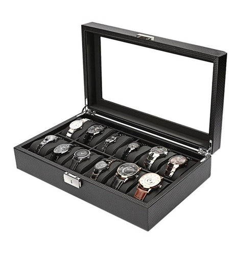 Carbon fiber shop watch box